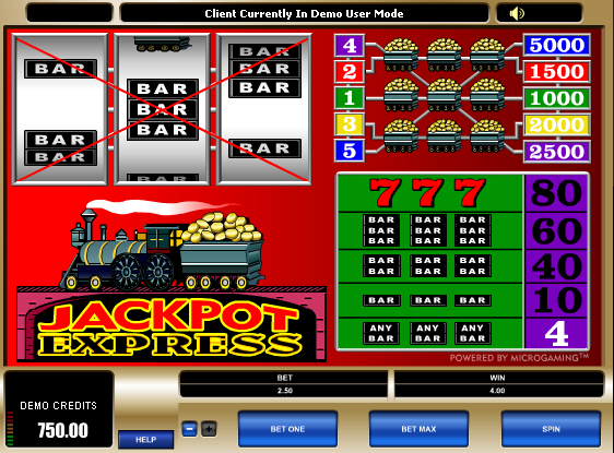 free Jackpot Express no download slots