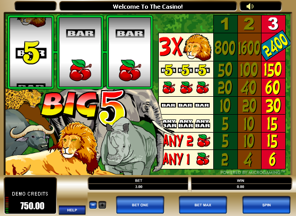 free  Big 5 no  slots download 
