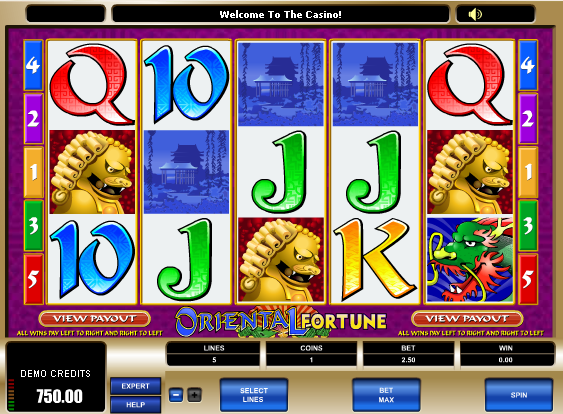 free Oriental Fortune no download slots