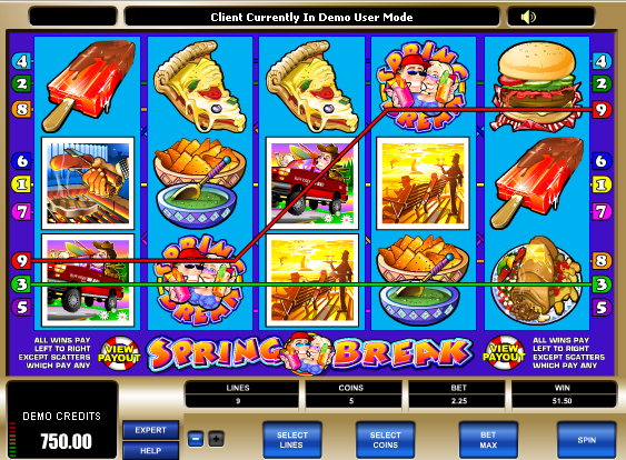 Spring Break free no download slots 