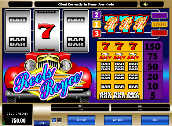 free  Reels Royce no download slots