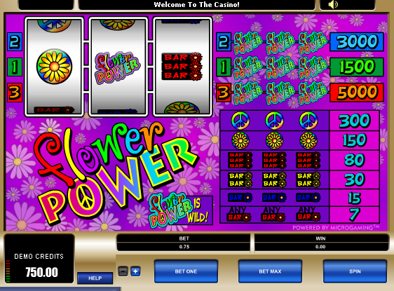  Free Flower Power  no download  slots