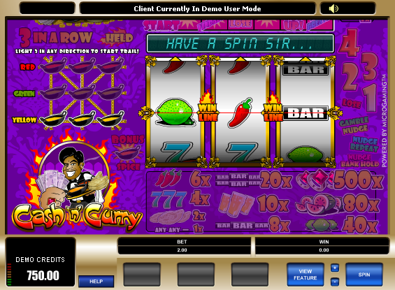 free Cash'n Curry no download slots