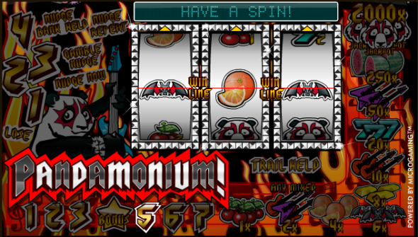 free Pandamonium no download slot game