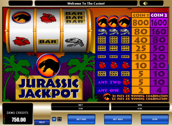 free Jurassic Jackpot no download slots